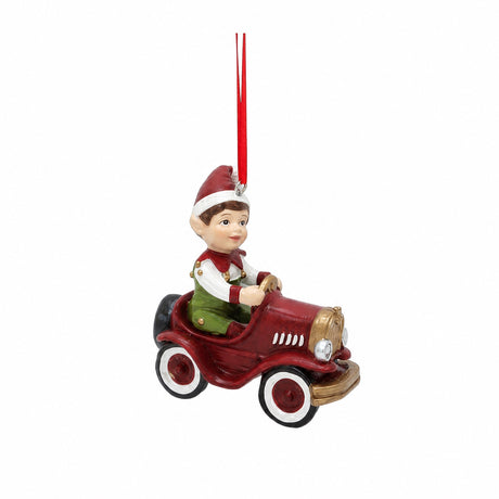 Tomtealf med band 12 cm hög