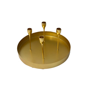 Adventsljusstake för 4 ljus, 30 cm i diameter