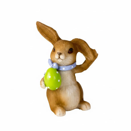  Påskhare i trädgården 8 cm hög