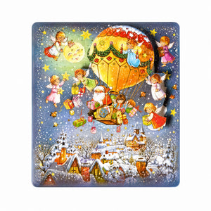 Julkalender med glitter 