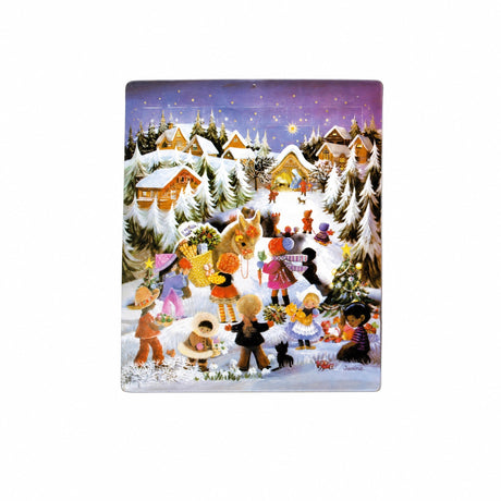 Julkalender med Jesusbarnet eller jullandskap