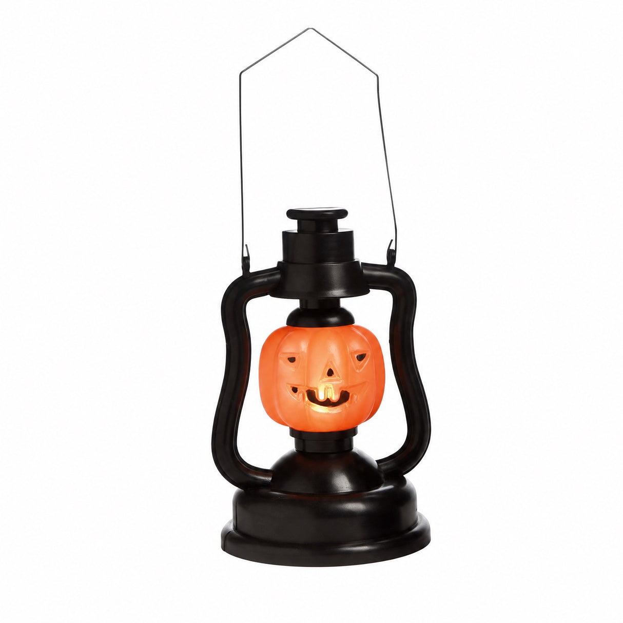 Halloweenlykta med ljus 