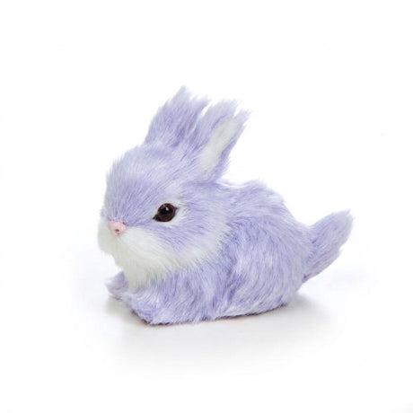 Hare med fuskpäls pastell