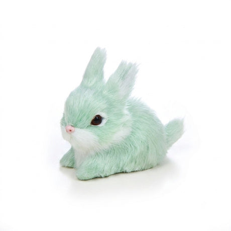 Hare med fuskpäls pastell