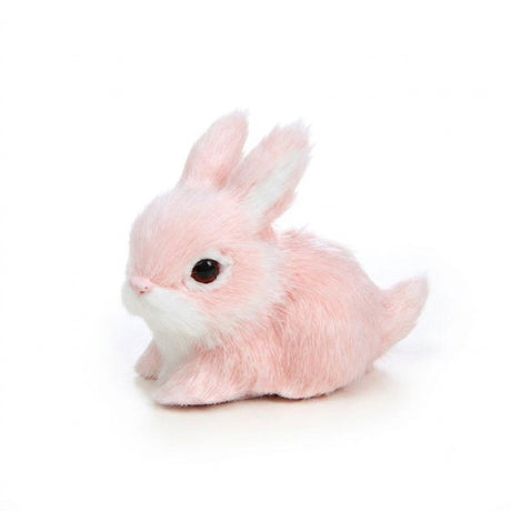 Hare med fuskpäls pastell
