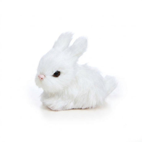 Hare med fuskpäls pastell