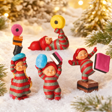 Babytomte med lakritskonfekt