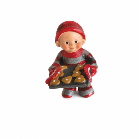 Bäbistomte som julbagar