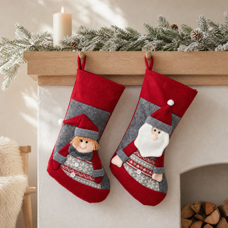 Julstrumpa i filt