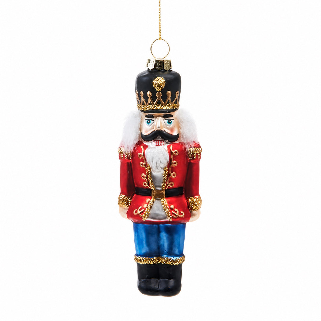 Julkula Nötknäppare med glitter