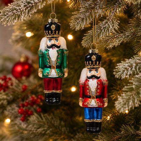Julkula Nötknäppare med glitter