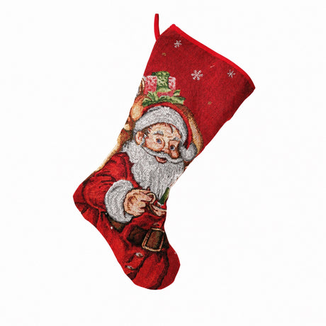 Julstrumpa med jultomte