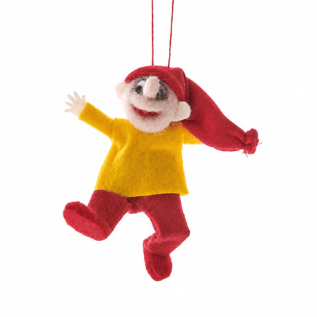 Bramming tomte i tyg