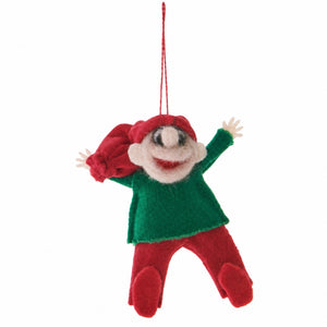 Bramming tomte i tyg