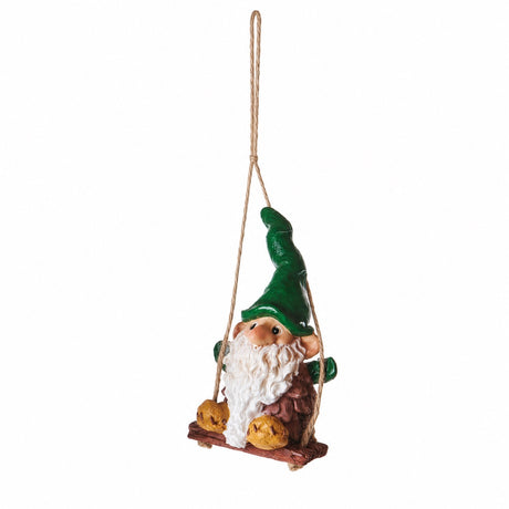 Kotte tomte på gunga