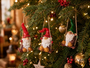 Kotte tomte på gunga