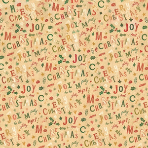 Presentpapper med jultext