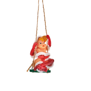 Julgodis på gunga