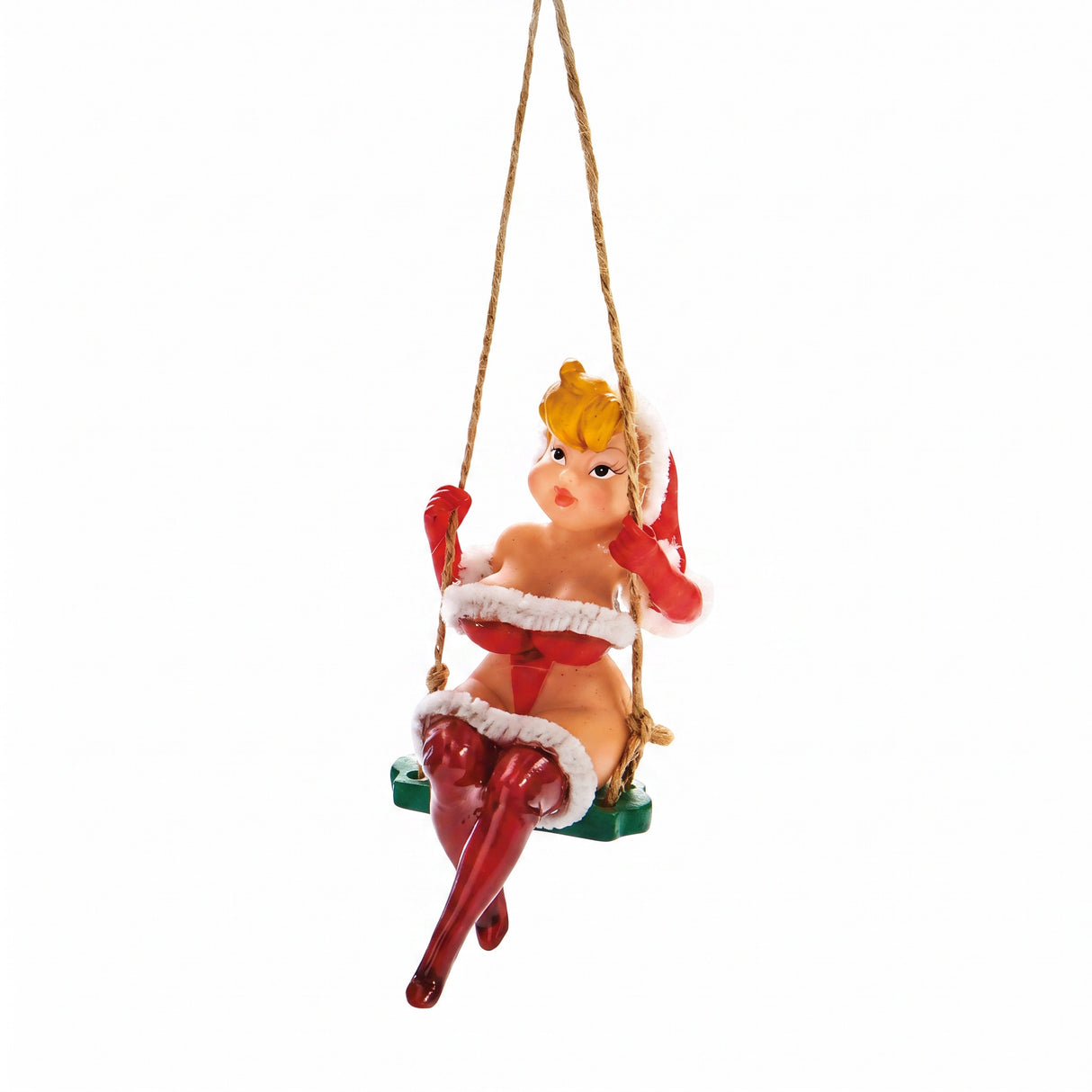 Julgodis på gunga