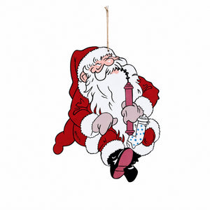 Bramming trätomte med julmotiv