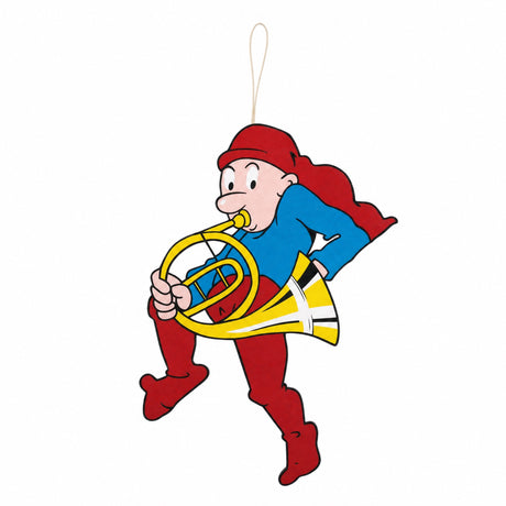 Bramming Tomte i trä med instrument 40 cm