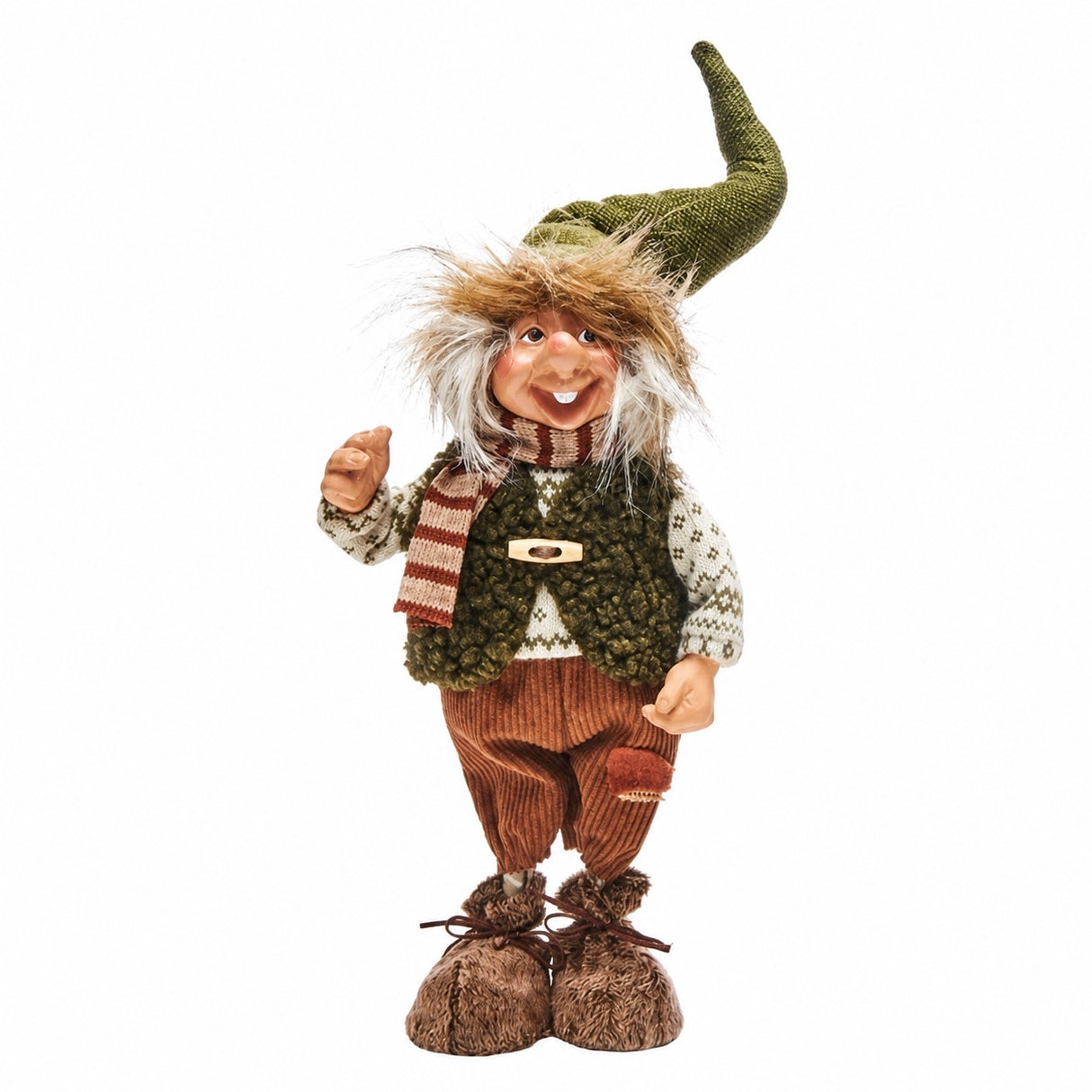Trolltomtar med gröna luvor 50 cm höga