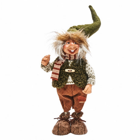 Trolltomtar med gröna luvor 50 cm höga