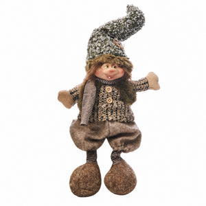 Trolltomte med hängande ben 30 cm