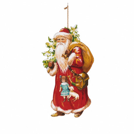 Nostalgisk jultomte i trä