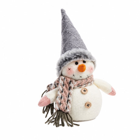 Snögubbe med knappar