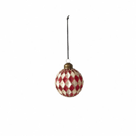 Julkula harlekin eller ränder 6 cm i dia