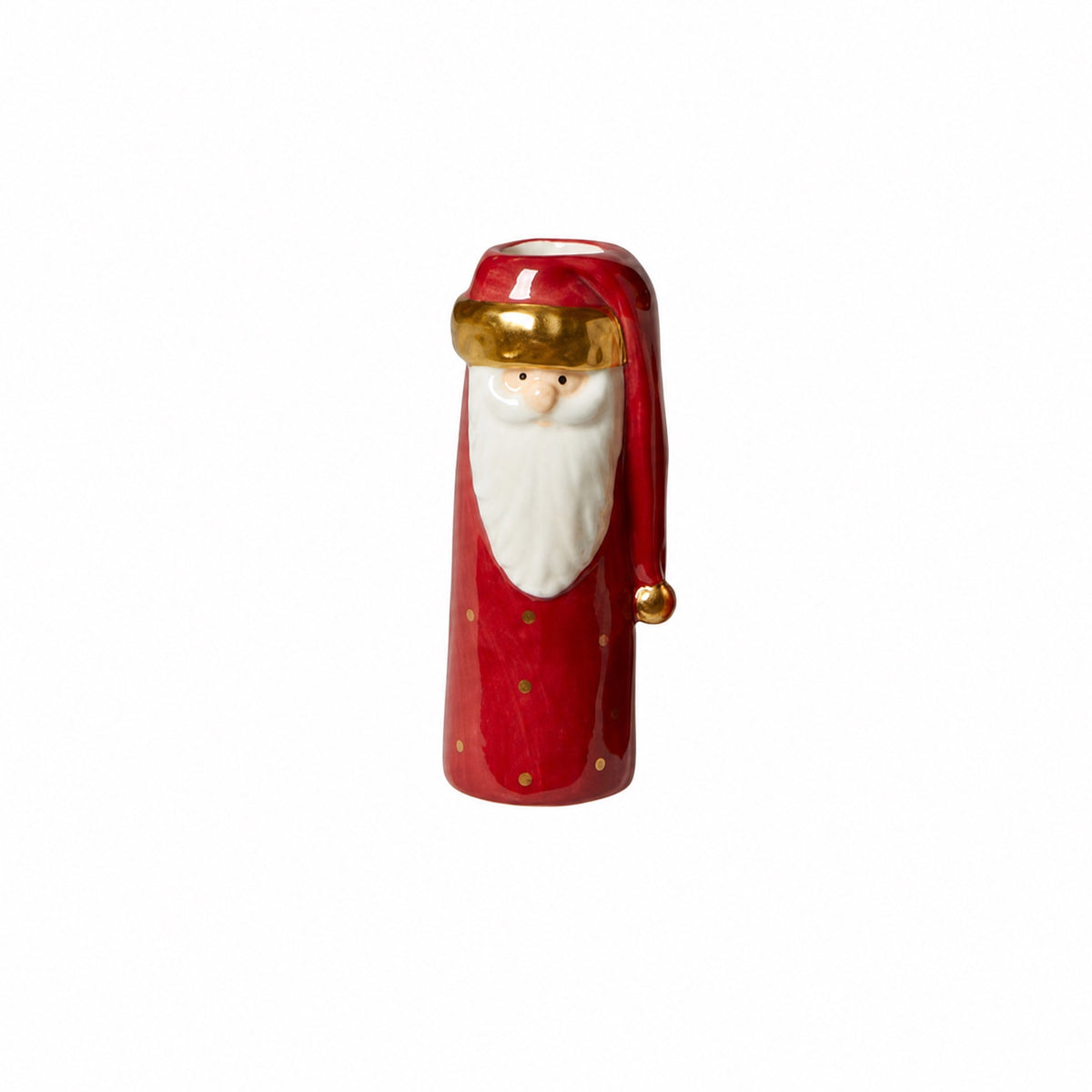 Vas med jultomten 10 cm hög