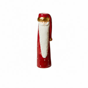 Vas med jultomten 17 cm hög