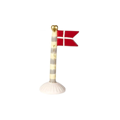 Grattisflagga på flaggstång 14 cm hög