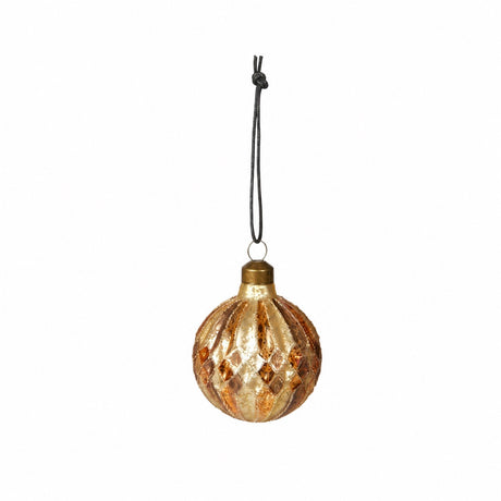 Julkula med struktur brun/champagne/guld