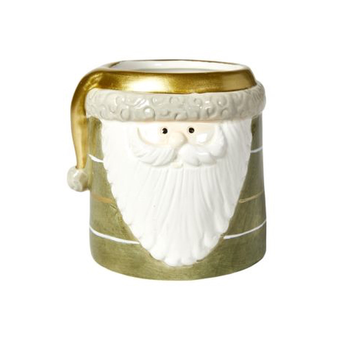 Blomkruka med jultomten grön eller grå