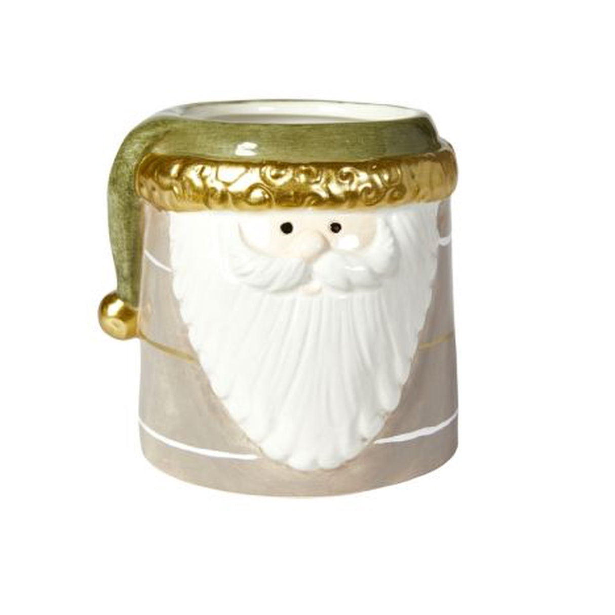 Blomkruka med jultomten grön eller grå