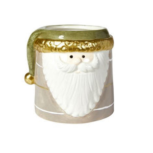 Blomkruka med jultomten grön eller grå