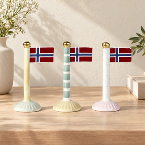 Speedtsberg Norsk flagga