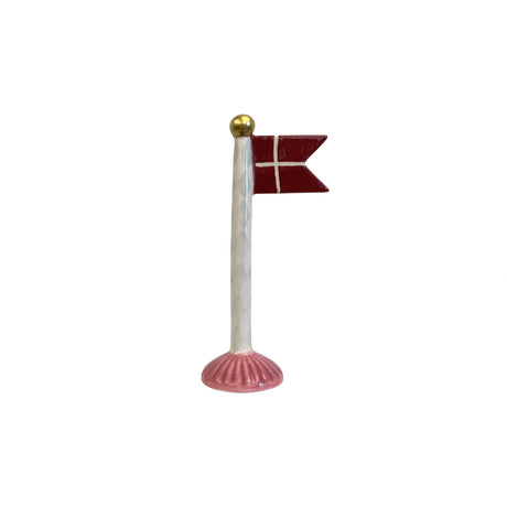 Flagga 19 cm hög med harlekinmönster
