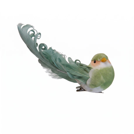 Fågel med klämma 14 cm lång
