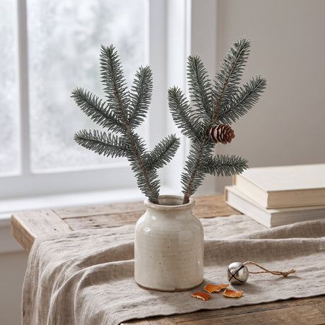 Grangrenar med frost 28 cm långa