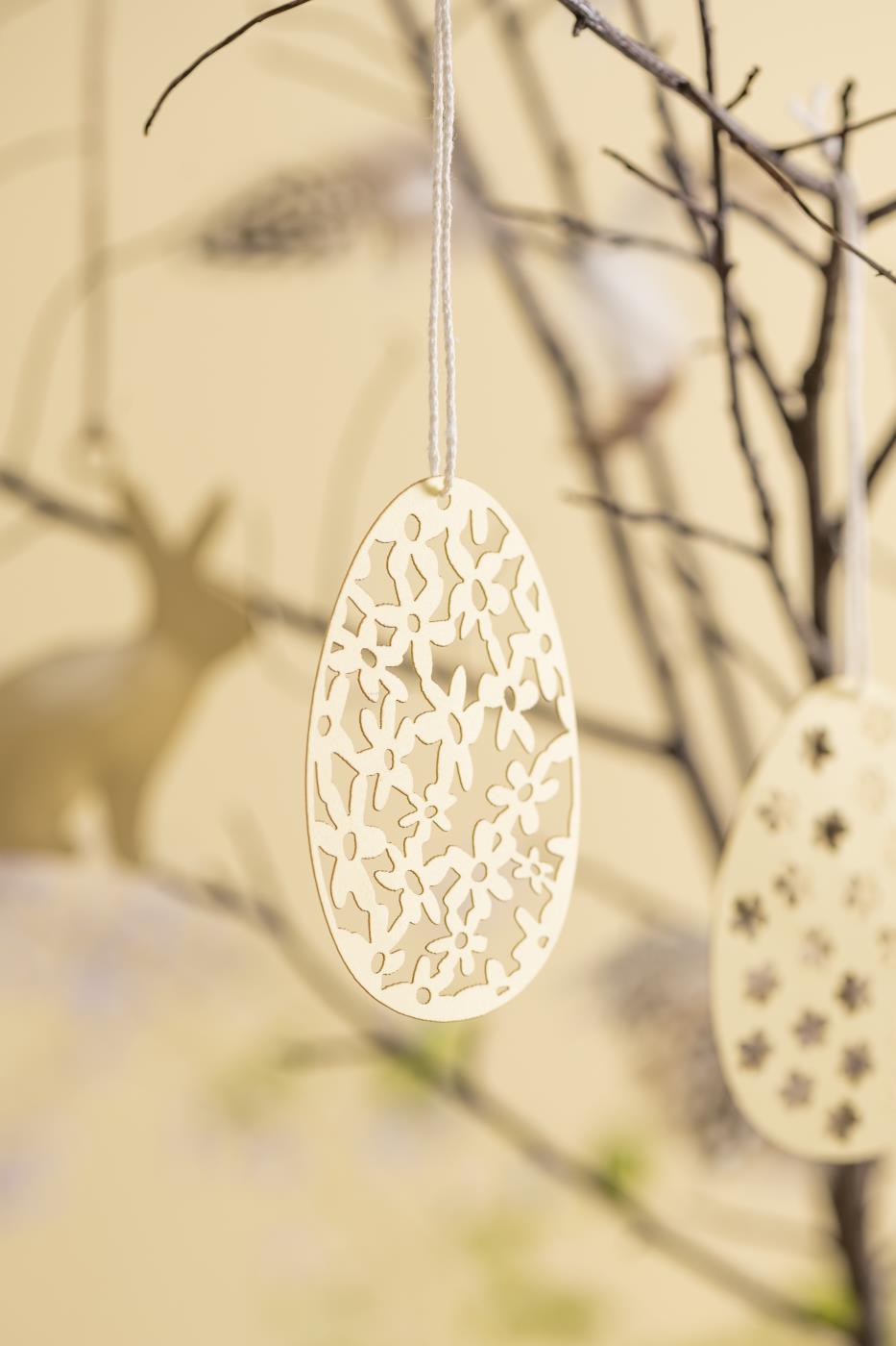 Grene med påskeæg papirklip