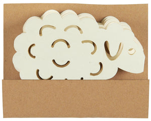 Indpakning med papirklip med lam fra Ib Laursen