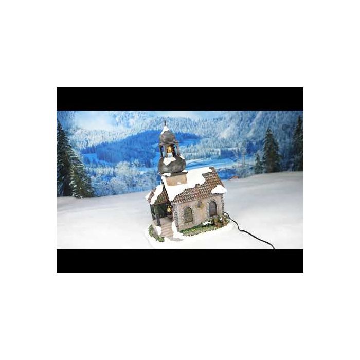 Luville kyrka med klockar