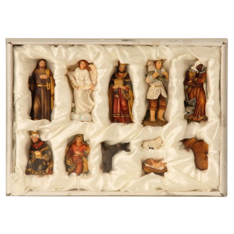 Miniature krybbespil sæt med 11 figurer