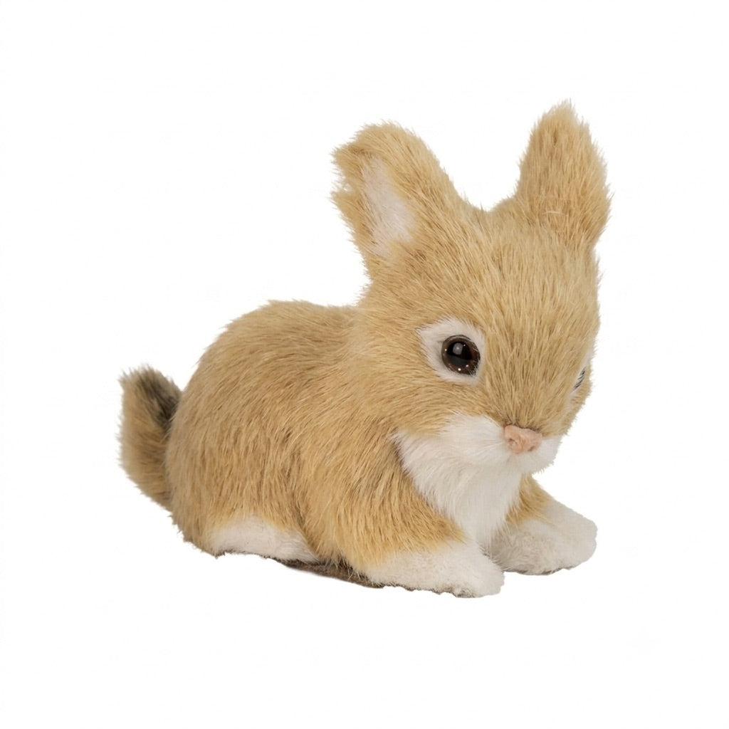 Hare med konstgjord päls 7 cm hög
