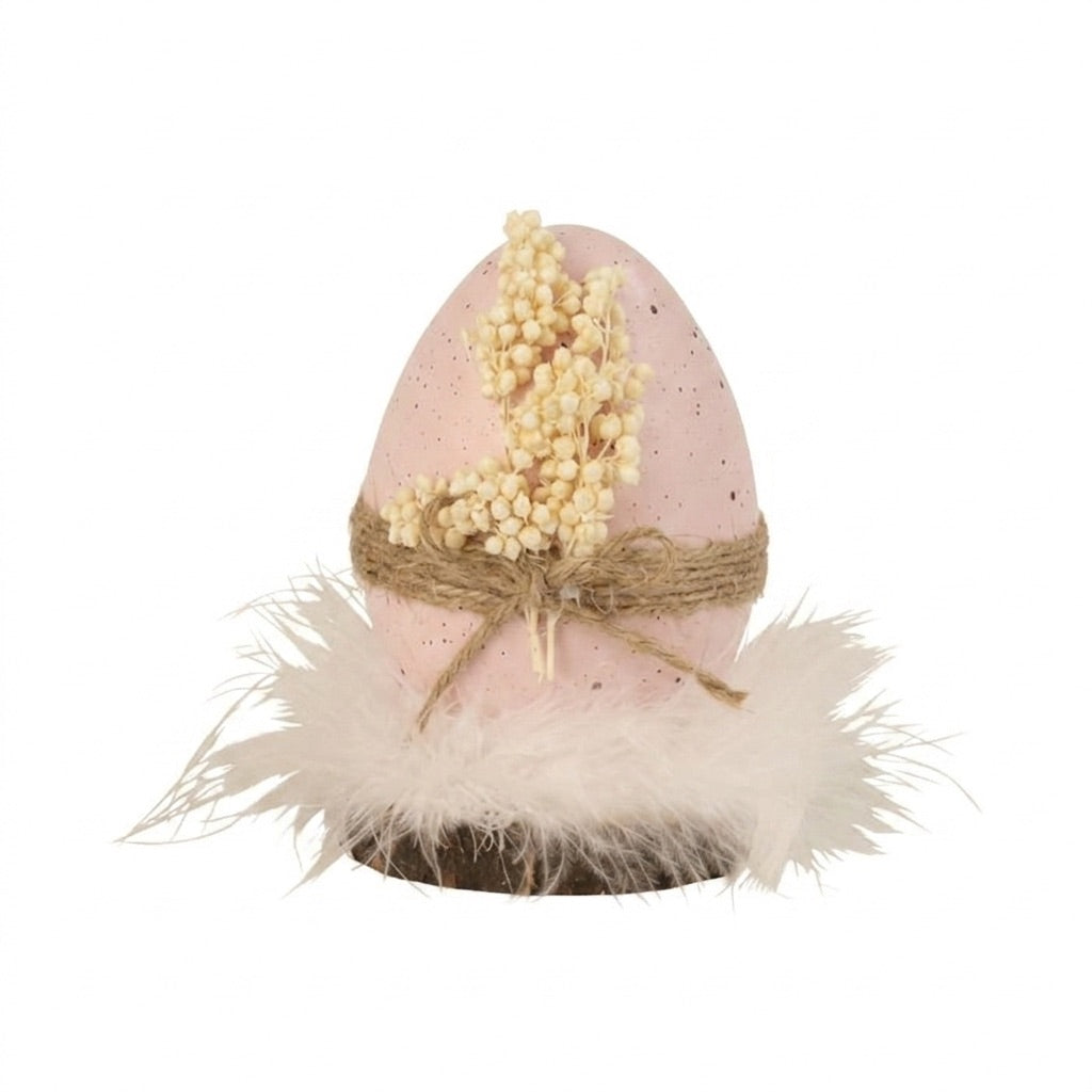 Dekorerat påskägg 12 cm högt