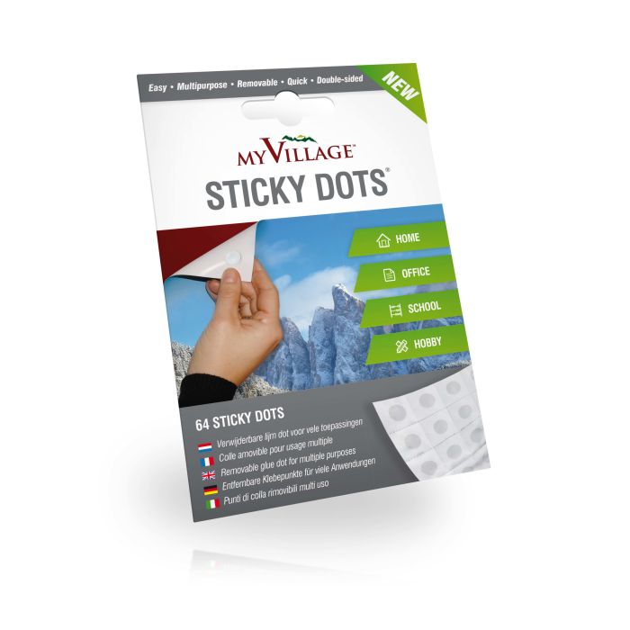 Dobbeltklæbende puder