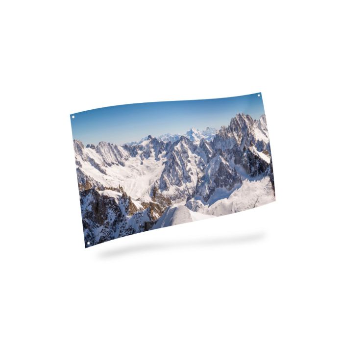 Baggrund med bjergkæde